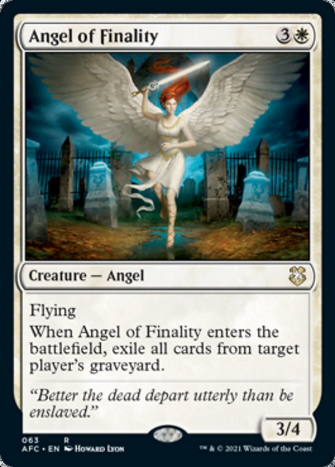 Magic | Angel of Finality [Dungeons & Dragons: Adventures in the Forgotten Realms Commander] | The Nerd Merchant