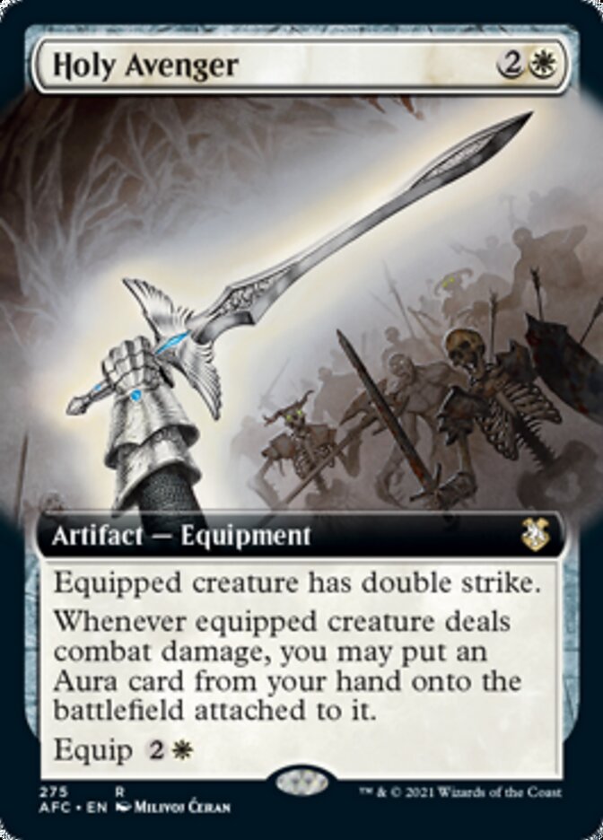 Magic | Holy Avenger (Extended Art) [Dungeons & Dragons: Adventures in the Forgotten Realms Commander] | The Nerd Merchant