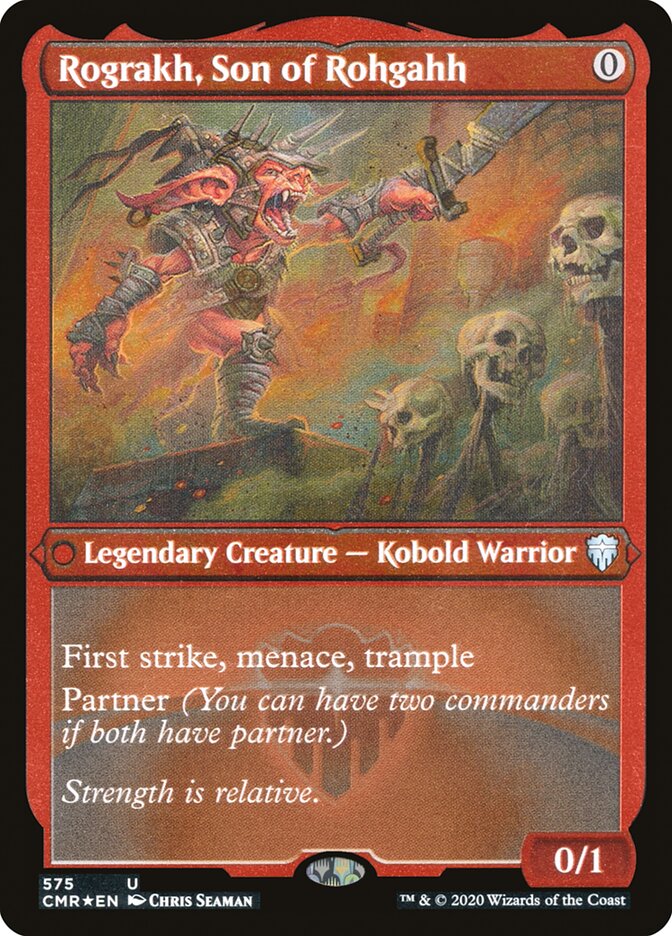 Magic | Rograkh, Son of Rohgahh (Etched) [Commander Legends] | The Nerd Merchant