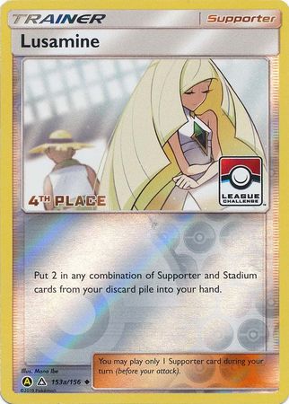 Pokemon | Lusamine (153a/156) (League Challenge Alt Art 4th Place) [Sun & Moon: Ultra Prism] | The Nerd Merchant