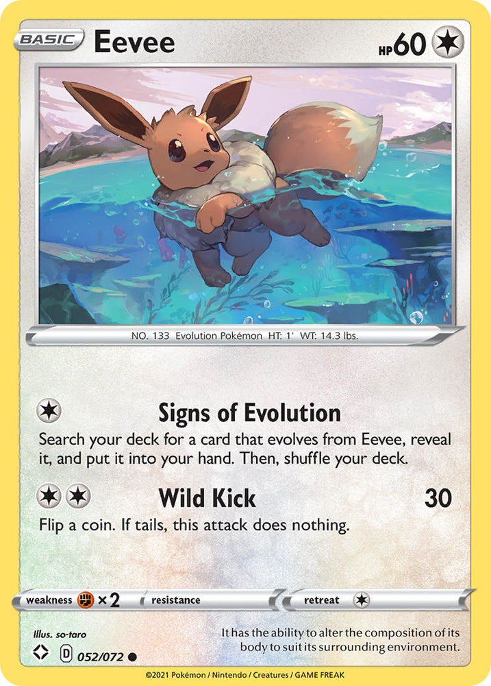 Pokemon | Eevee (052/072) [Sword & Shield: Shining Fates] | The Nerd Merchant