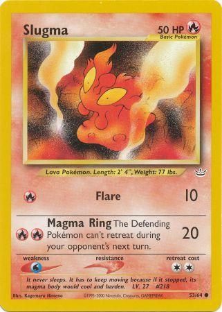 Pokemon | Slugma (53/64) [Neo Revelation Unlimited] | The Nerd Merchant