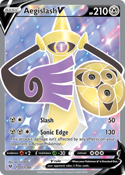 Pokemon | Aegislash V (177/185) [Sword & Shield: Vivid Voltage] | The Nerd Merchant