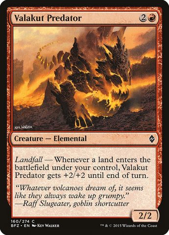 Magic | Valakut Predator [Battle for Zendikar] | The Nerd Merchant