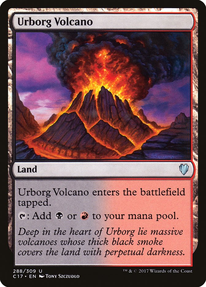 Magic | Urborg Volcano [Commander 2017] | The Nerd Merchant
