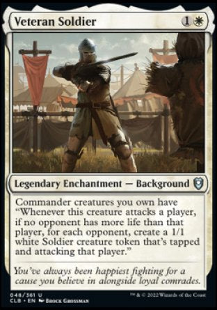 Magic | Veteran Soldier [Commander Legends: Battle for Baldur's Gate] | The Nerd Merchant