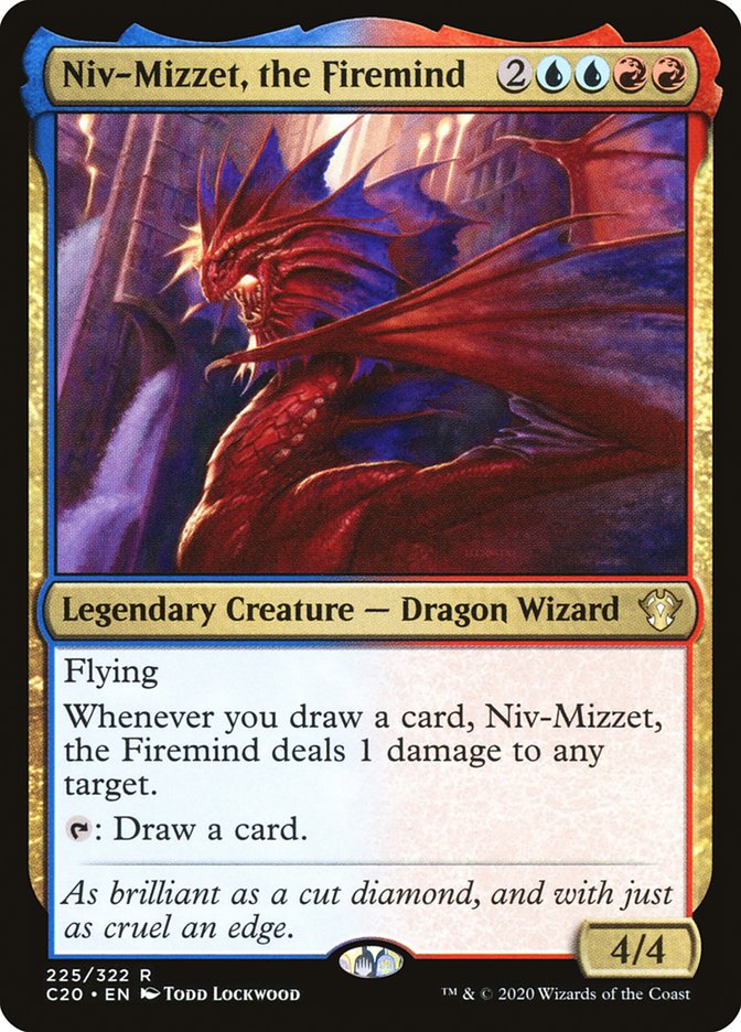 Magic | Niv-Mizzet, the Firemind [Commander 2020] | The Nerd Merchant