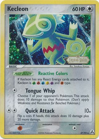 Pokemon | Kecleon (37/92) (Stamped) [EX: Legend Maker] | The Nerd Merchant
