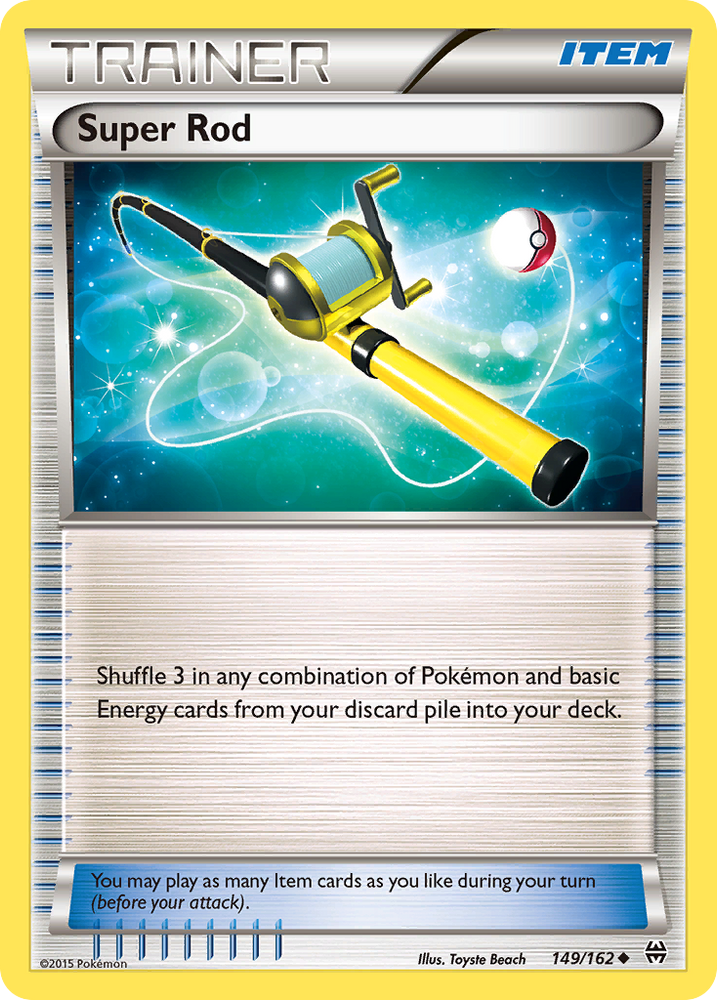 Pokemon | Super Rod (149/162) [XY: BREAKthrough] | The Nerd Merchant
