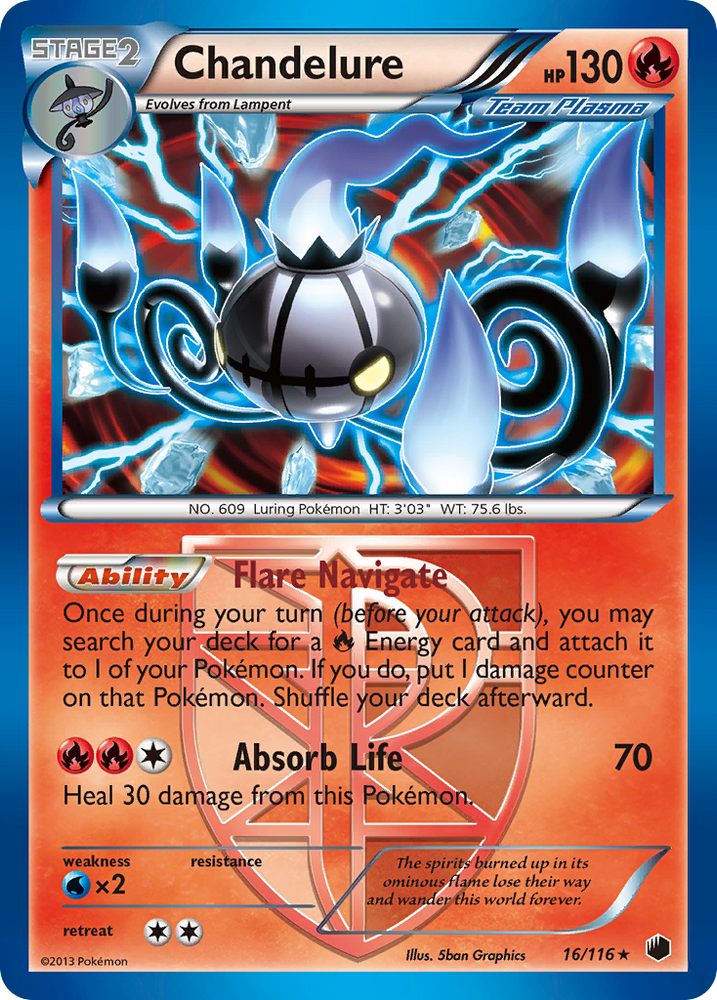 Pokemon | Chandelure (16/116) [Black & White: Plasma Freeze] | The Nerd Merchant