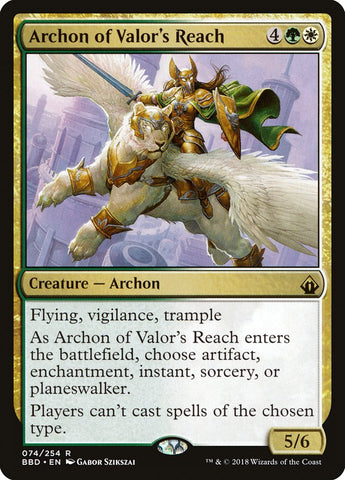 Magic | Archon of Valor's Reach [Battlebond] | The Nerd Merchant