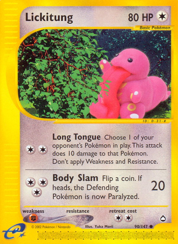 Pokemon | Lickitung (90/147) [Aquapolis] | The Nerd Merchant