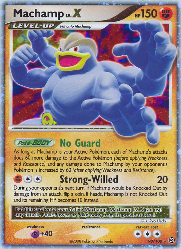 Pokemon | Machamp LV.X (98/100) [Diamond & Pearl: Stormfront] | The Nerd Merchant