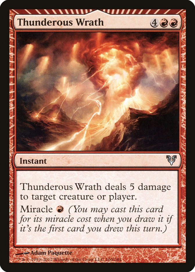 Magic | Thunderous Wrath [Avacyn Restored] | The Nerd Merchant