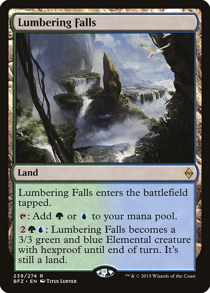 Magic | Lumbering Falls [Battle for Zendikar] | The Nerd Merchant