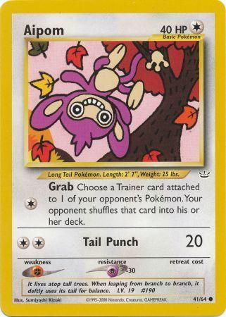 Pokemon | Aipom (41/64) [Neo Revelation Unlimited] | The Nerd Merchant
