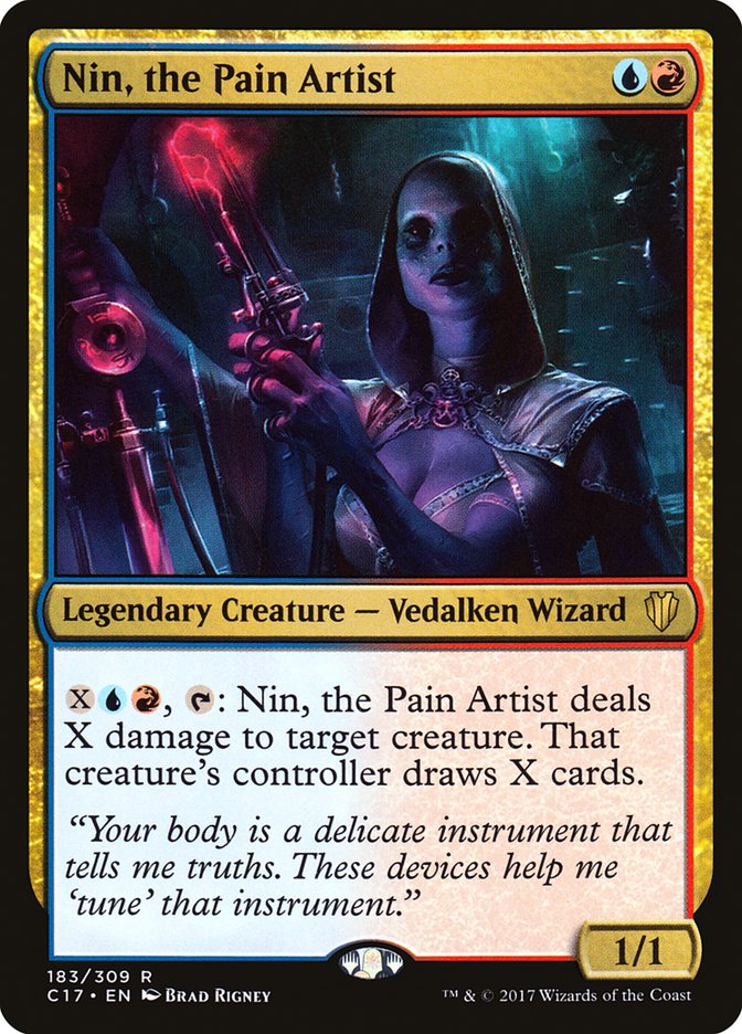 Magic | Nin, the Pain Artist [Commander 2017] | The Nerd Merchant