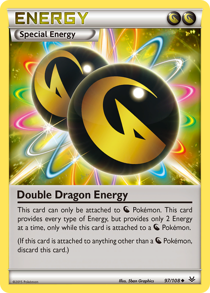 Pokemon | Double Dragon Energy (97/108) [XY: Roaring Skies] | The Nerd Merchant