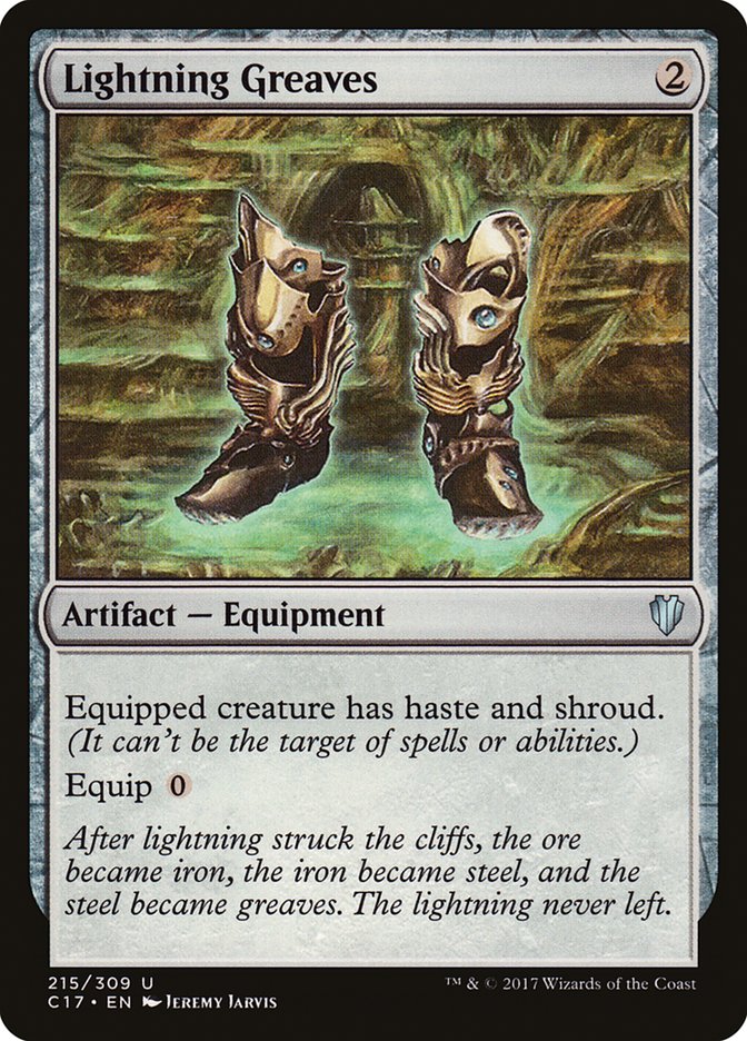 Magic | Lightning Greaves [Commander 2017] | The Nerd Merchant