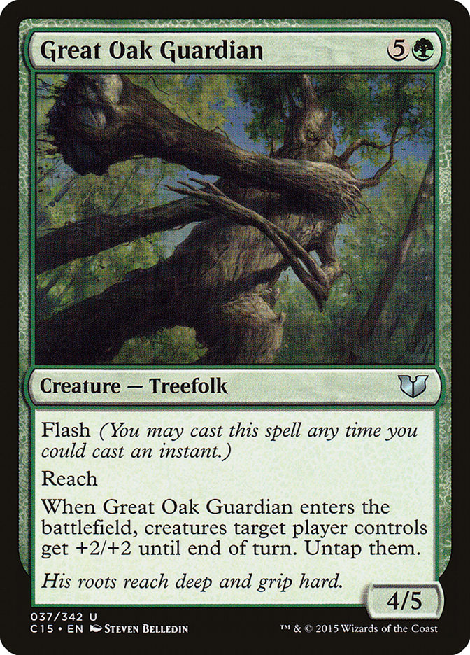 Magic | Great Oak Guardian [Commander 2015] | The Nerd Merchant