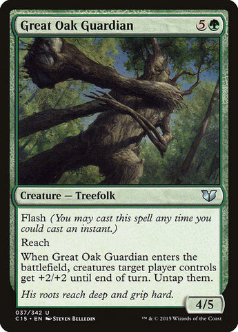 Magic | Great Oak Guardian [Commander 2015] | The Nerd Merchant