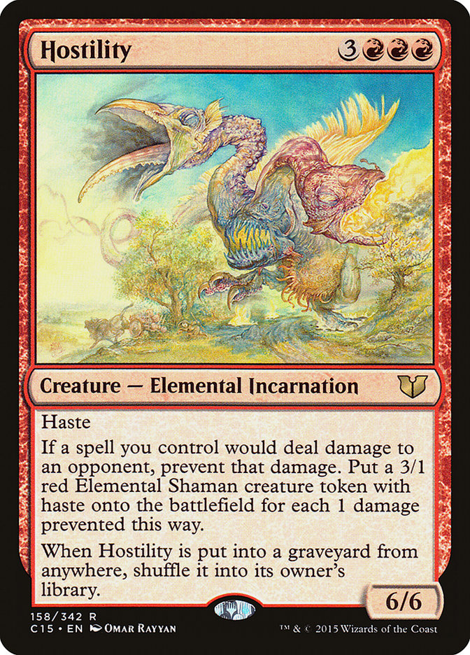 Magic | Hostility [Commander 2015] | The Nerd Merchant