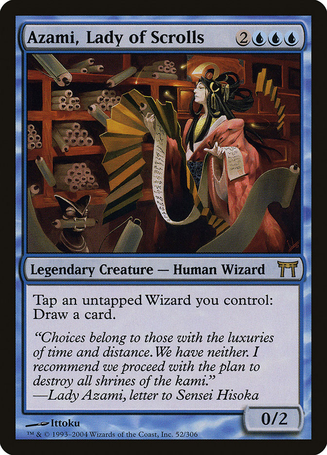 Magic | Azami, Lady of Scrolls [Champions of Kamigawa] | The Nerd Merchant