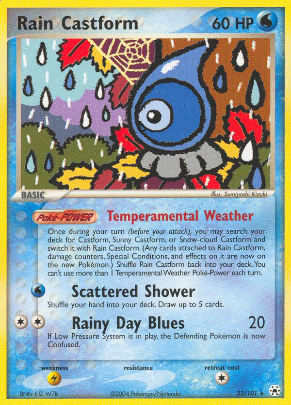 Pokemon | Rain Castform (23/101) [EX: Hidden Legends] | The Nerd Merchant