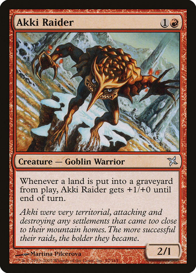 Magic | Akki Raider [Betrayers of Kamigawa] | The Nerd Merchant