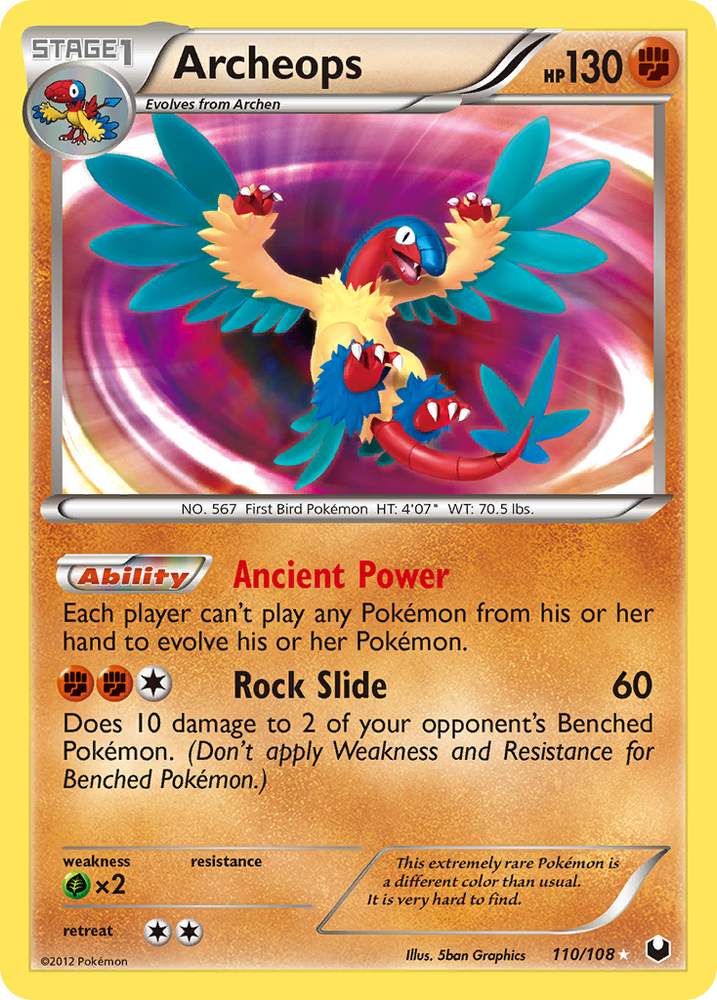 Pokemon | Archeops (110/108) [Black & White: Dark Explorers] | The Nerd Merchant