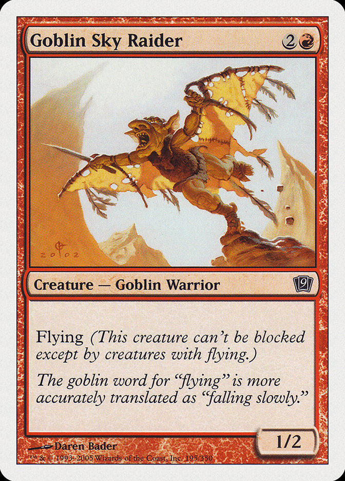 Magic | Goblin Sky Raider [Ninth Edition] | The Nerd Merchant