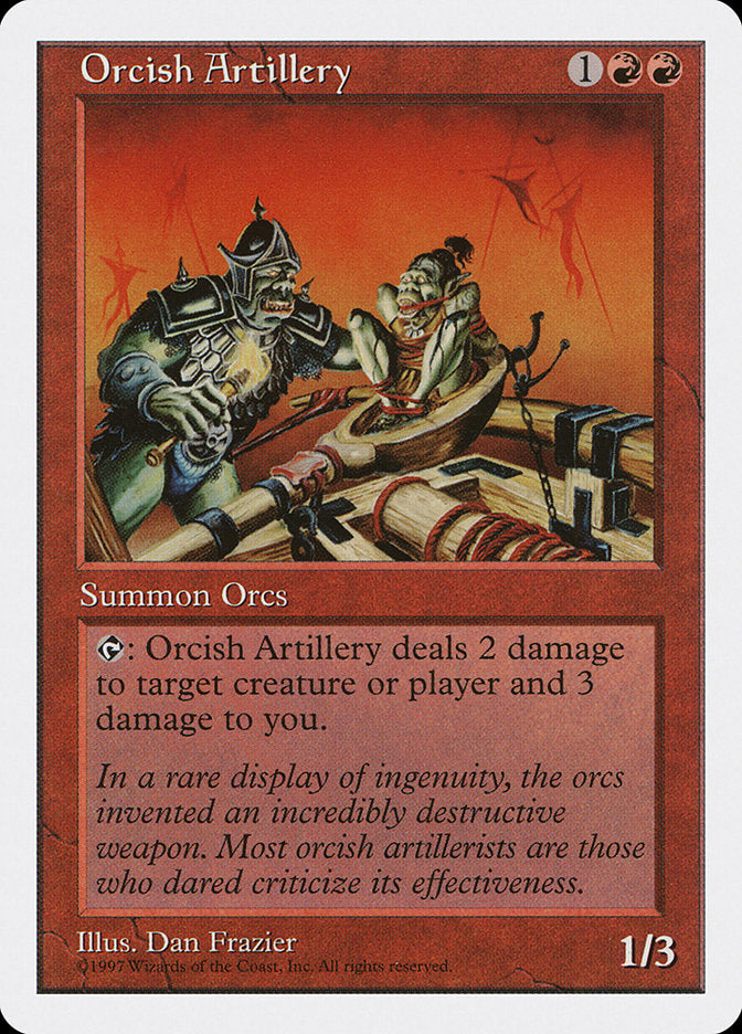 Magic | Orcish Artillery [Fifth Edition] | The Nerd Merchant