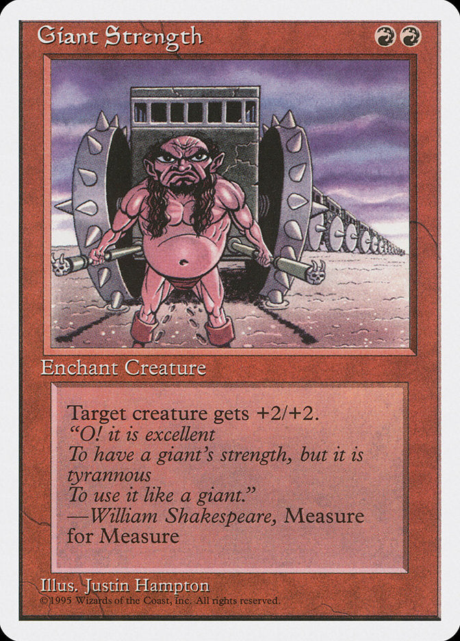 Magic | Giant Strength [Fourth Edition] | The Nerd Merchant