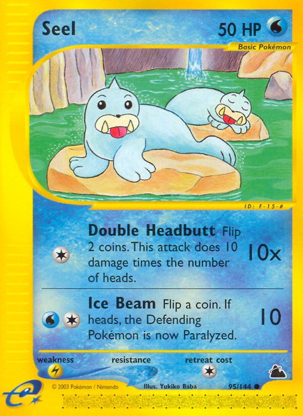 Pokemon | Seel (95/144) [Skyridge] | The Nerd Merchant
