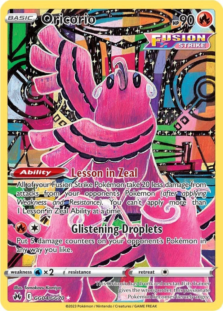 Pokemon | Oricorio (GG04/GG70) [Sword & Shield: Crown Zenith] | The Nerd Merchant
