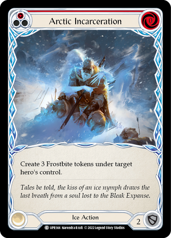 Flesh and Blood TCG | Arctic Incarceration (Red) [UPR144] (Uprising)  Rainbow Foil | The Nerd Merchant