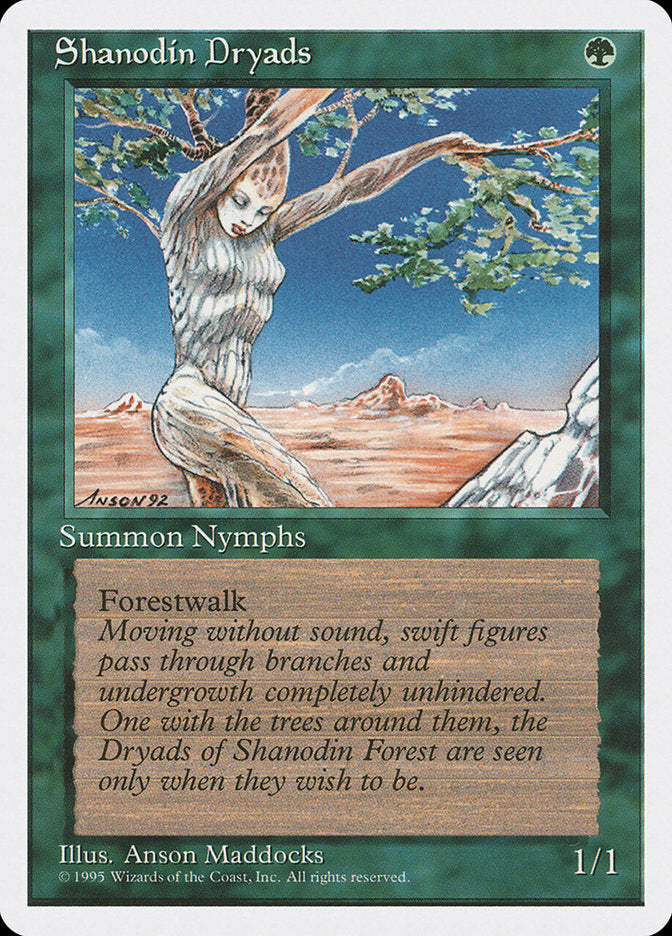 Magic | Shanodin Dryads [Fourth Edition] | The Nerd Merchant