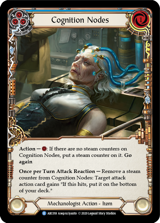 Flesh and Blood TCG | Cognition Nodes [U-ARC018] (Arcane Rising Unlimited)  Unlimited Rainbow Foil | The Nerd Merchant