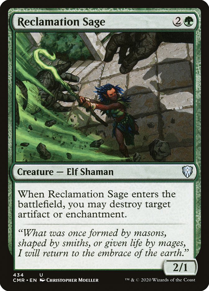 Magic | Reclamation Sage (434) [Commander Legends] | The Nerd Merchant