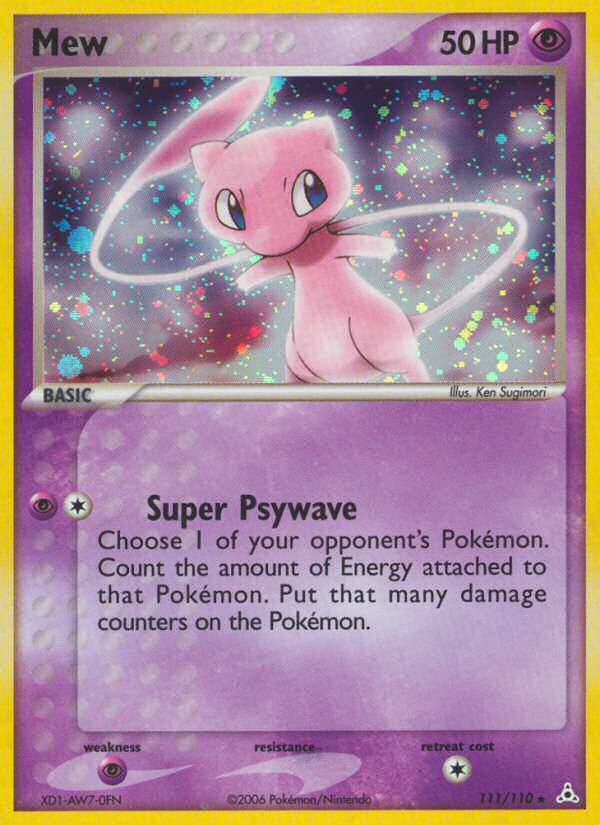 Pokemon | Mew (111/110) [EX: Holon Phantoms] | The Nerd Merchant
