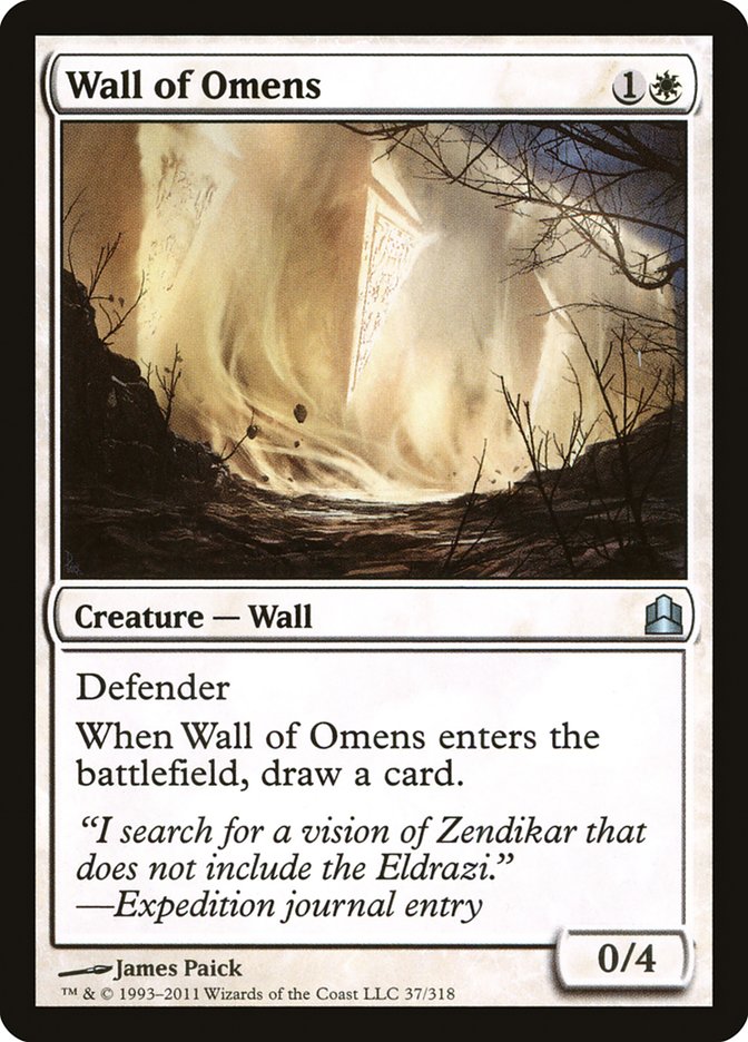 Magic | Wall of Omens [Commander 2011] | The Nerd Merchant