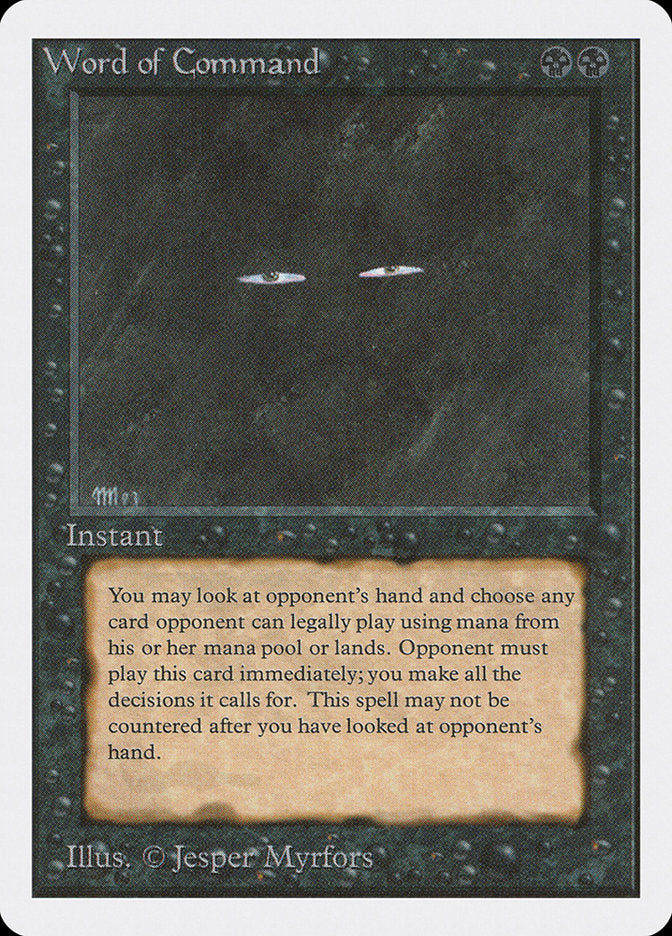 Magic | Word of Command [Unlimited Edition] | The Nerd Merchant