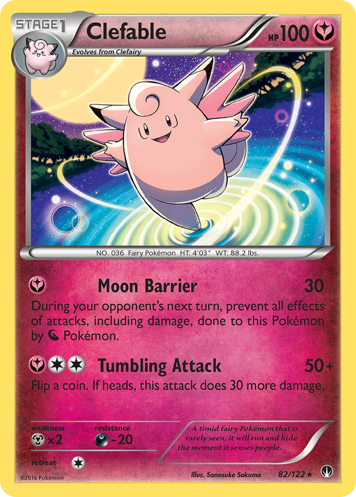 Pokemon | Clefable (82/122) [XY: BREAKpoint] | The Nerd Merchant