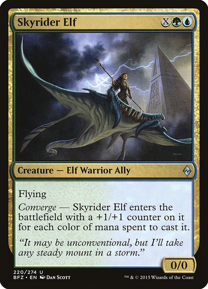 Magic | Skyrider Elf [Battle for Zendikar] | The Nerd Merchant