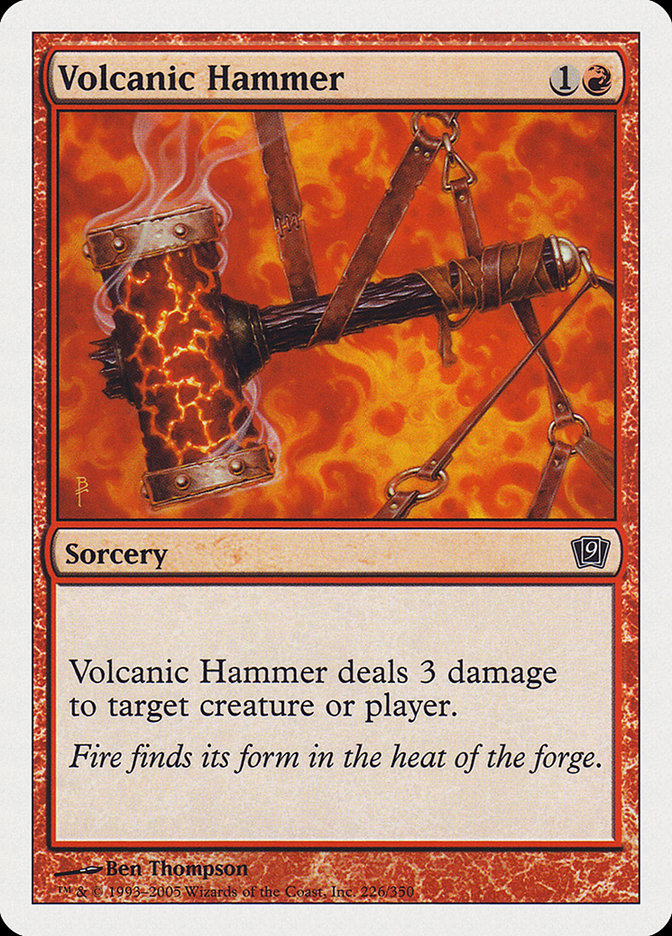 Magic | Volcanic Hammer [Ninth Edition] | The Nerd Merchant