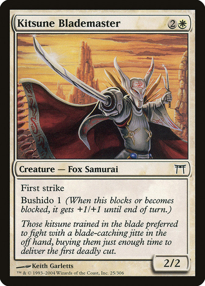 Magic | Kitsune Blademaster [Champions of Kamigawa] | The Nerd Merchant