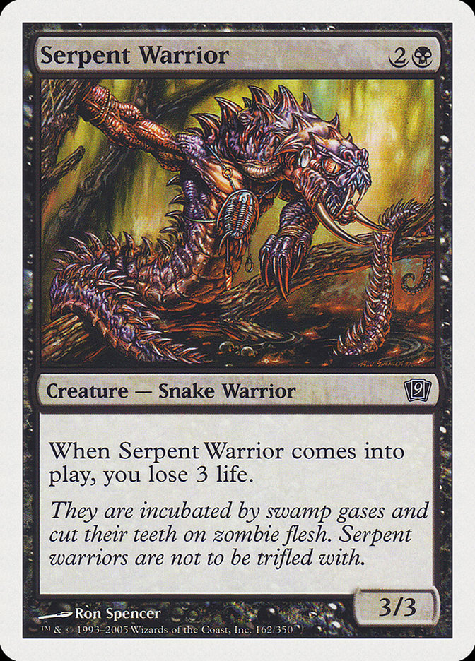 Magic | Serpent Warrior [Ninth Edition] | The Nerd Merchant