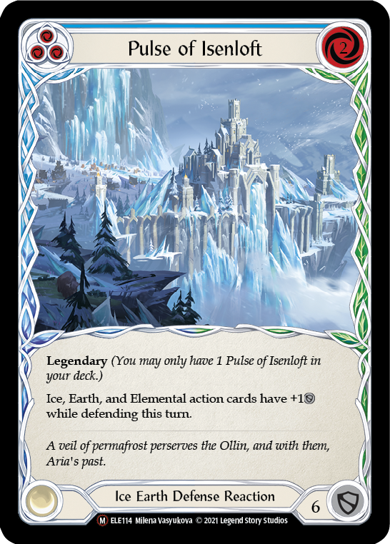 Flesh and Blood TCG | Pulse of Isenloft [U-ELE114] (Tales of Aria Unlimited)  Unlimited Rainbow Foil | The Nerd Merchant