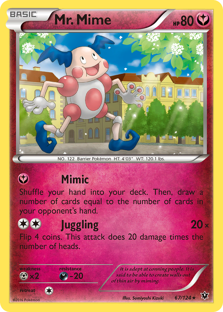 Pokemon | Mr. Mime (67/124) [XY: Fates Collide] | The Nerd Merchant