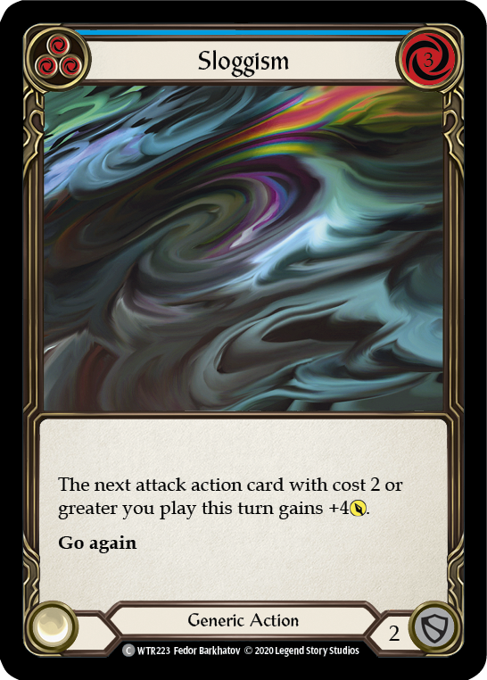 Flesh and Blood TCG | Sloggism (Blue) [U-WTR223] (Welcome to Rathe Unlimited)  Unlimited Rainbow Foil | The Nerd Merchant